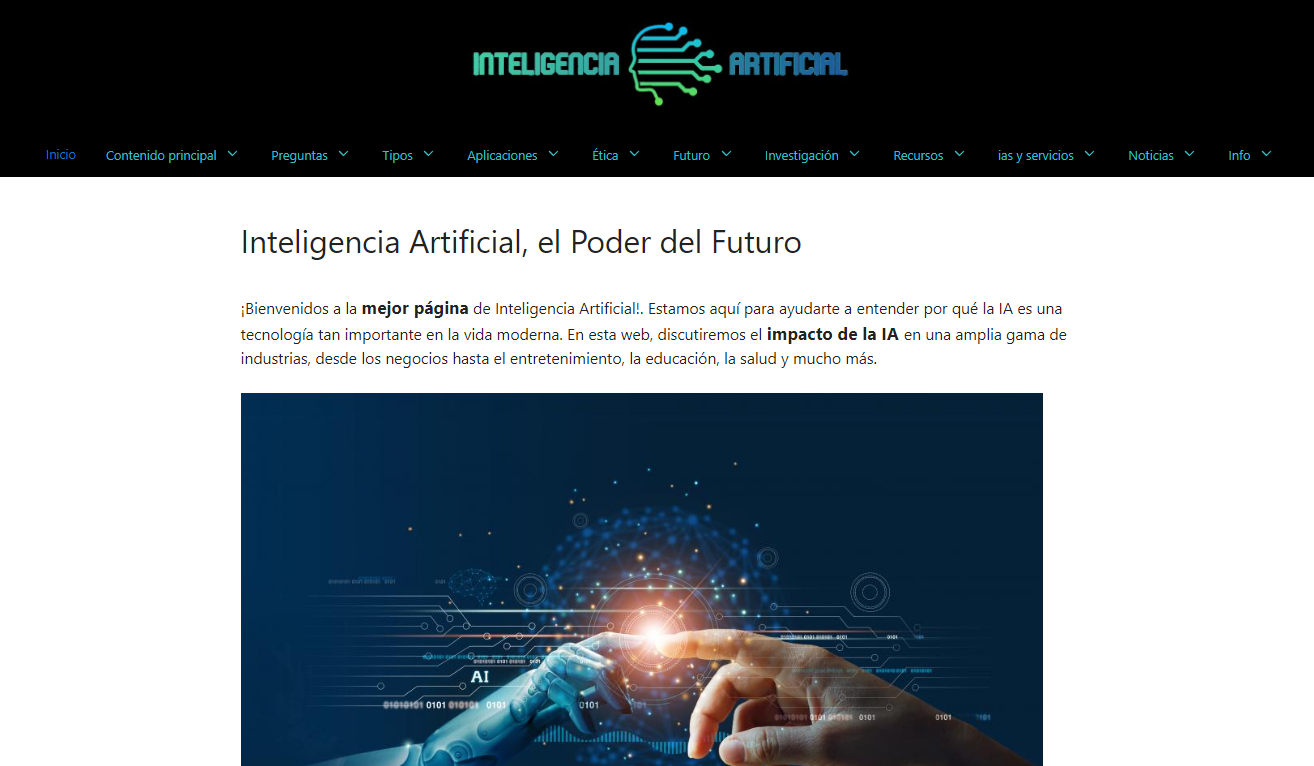 Inteligencia Artificials web